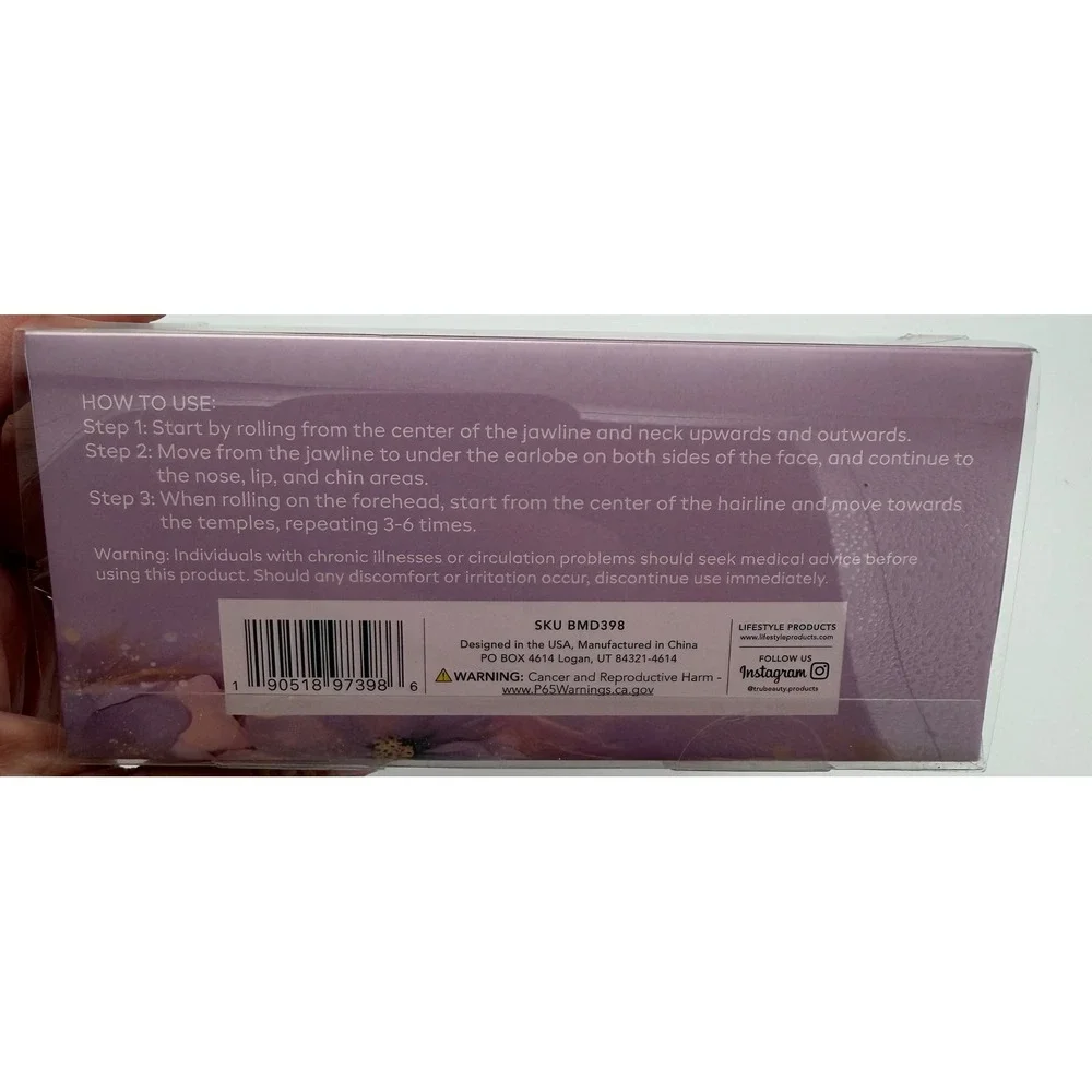 BeautyMD Gua Sha Face Roller 100% Jade Stone Facial Tool with Stand BMD398 New